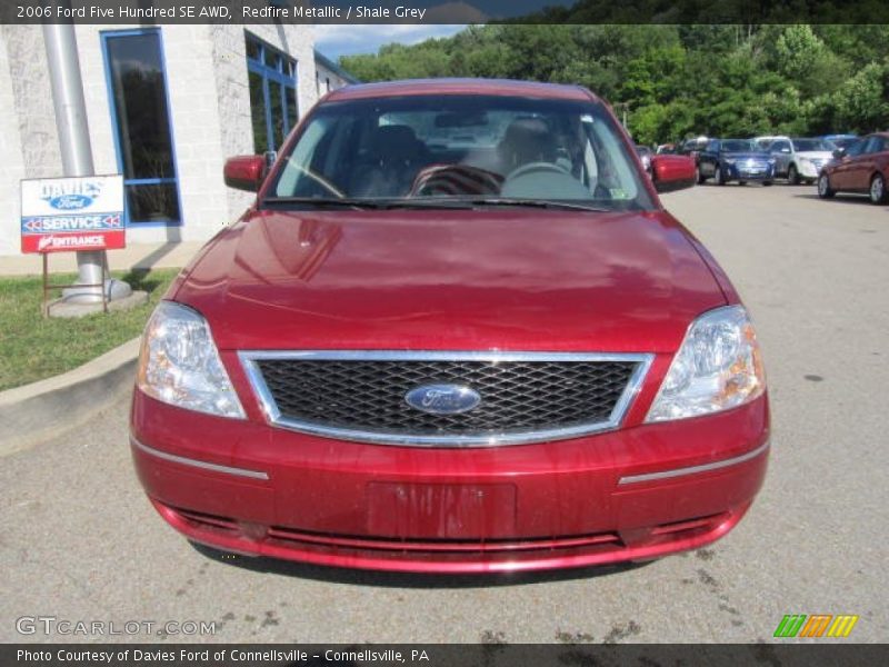 Redfire Metallic / Shale Grey 2006 Ford Five Hundred SE AWD