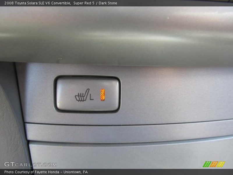 Super Red 5 / Dark Stone 2008 Toyota Solara SLE V6 Convertible