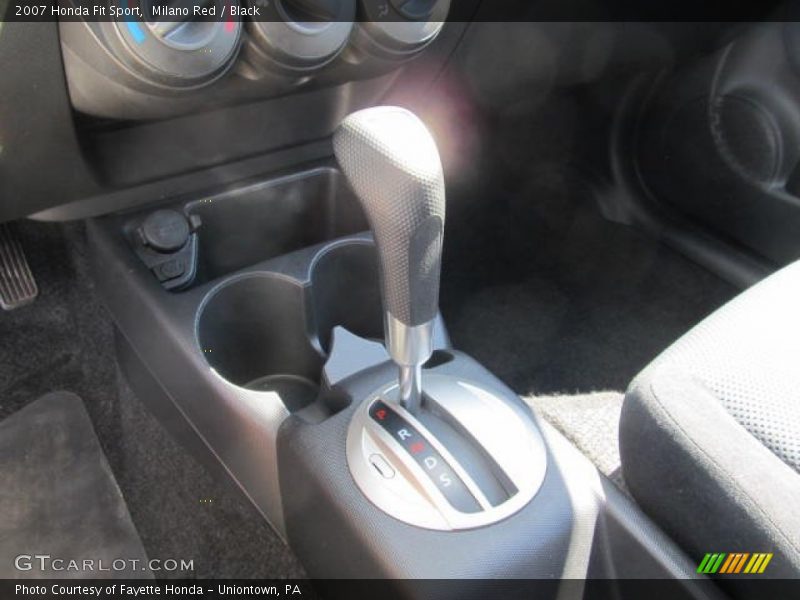 Milano Red / Black 2007 Honda Fit Sport