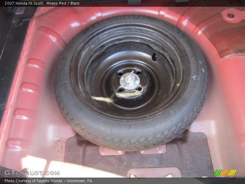 Milano Red / Black 2007 Honda Fit Sport