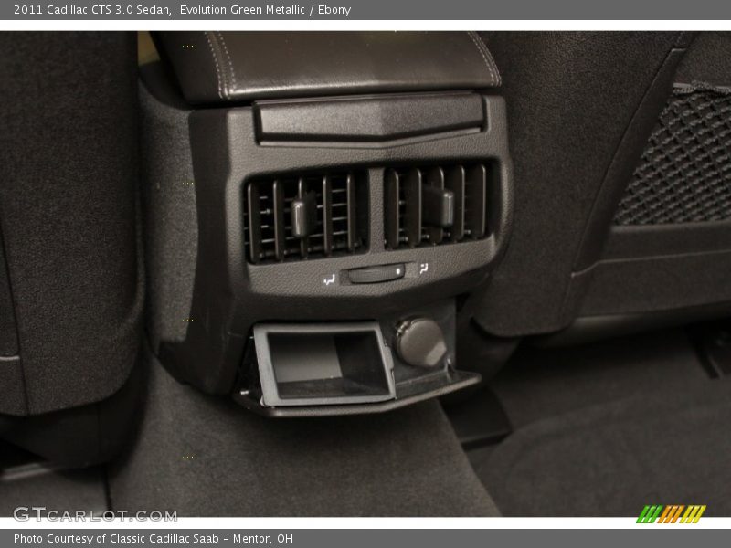 Evolution Green Metallic / Ebony 2011 Cadillac CTS 3.0 Sedan