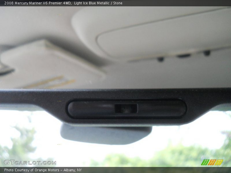Light Ice Blue Metallic / Stone 2008 Mercury Mariner V6 Premier 4WD
