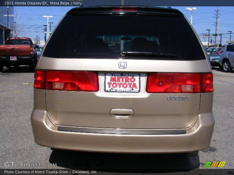 Mesa Beige / Ivory 2001 Honda Odyssey EX