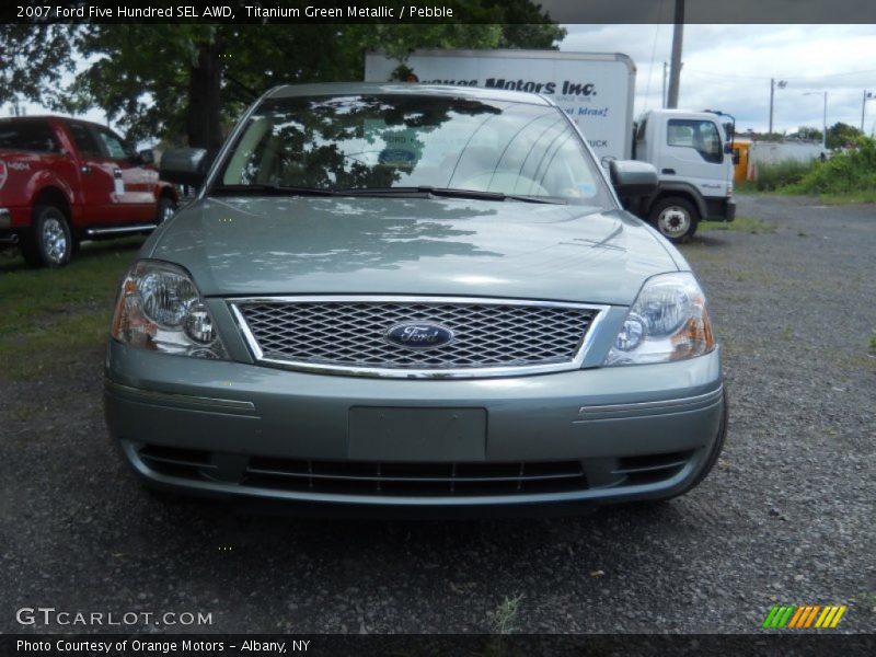 Titanium Green Metallic / Pebble 2007 Ford Five Hundred SEL AWD