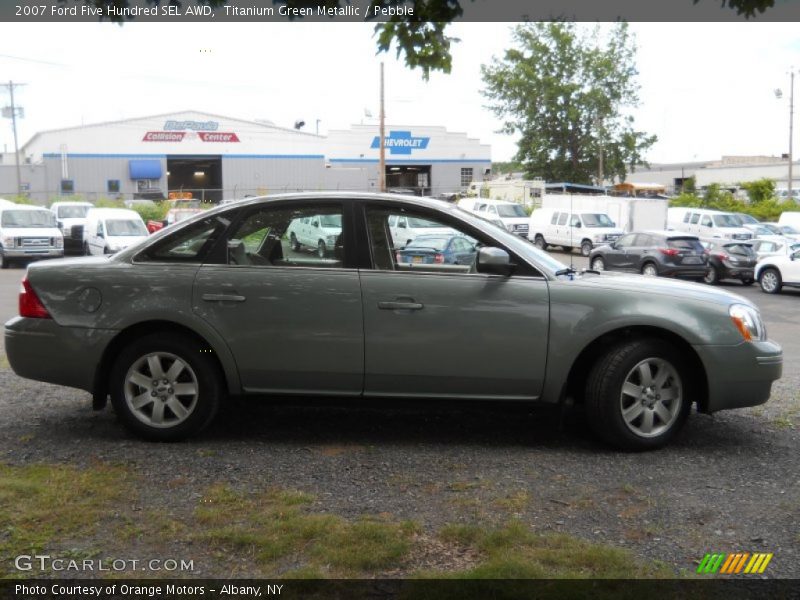 Titanium Green Metallic / Pebble 2007 Ford Five Hundred SEL AWD
