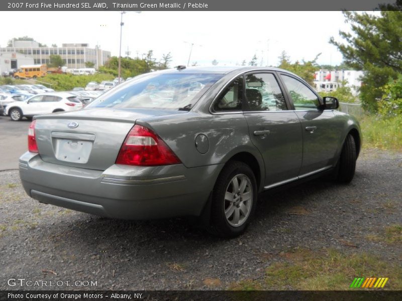 Titanium Green Metallic / Pebble 2007 Ford Five Hundred SEL AWD