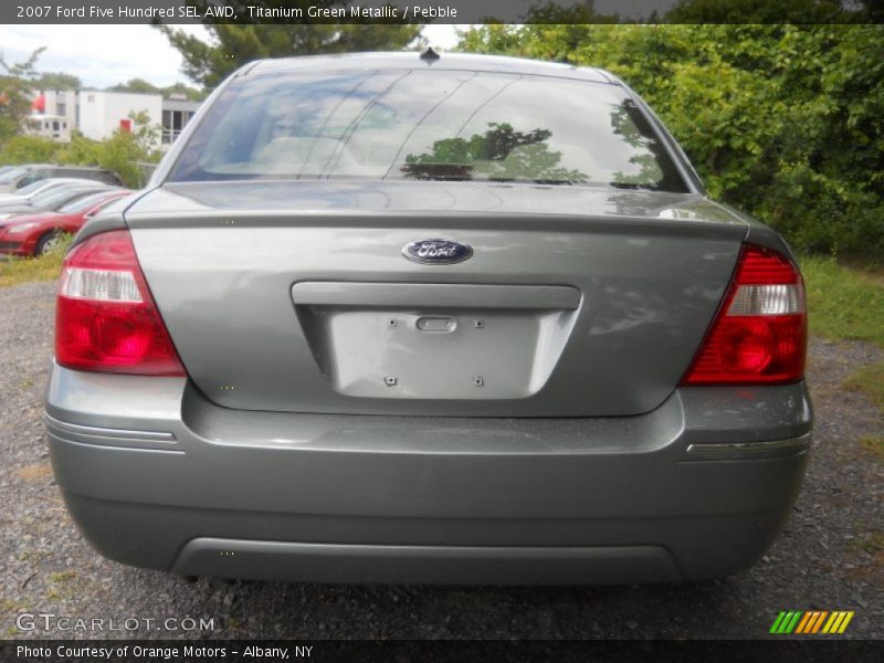 Titanium Green Metallic / Pebble 2007 Ford Five Hundred SEL AWD