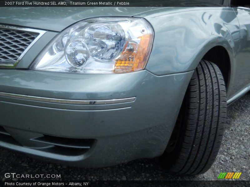 Titanium Green Metallic / Pebble 2007 Ford Five Hundred SEL AWD