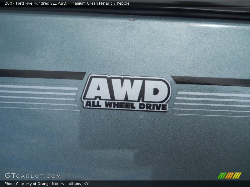 Titanium Green Metallic / Pebble 2007 Ford Five Hundred SEL AWD