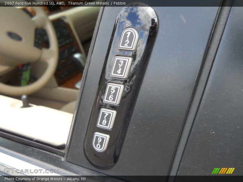Titanium Green Metallic / Pebble 2007 Ford Five Hundred SEL AWD