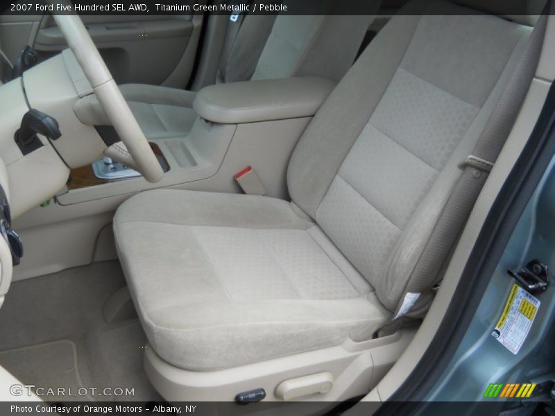 Titanium Green Metallic / Pebble 2007 Ford Five Hundred SEL AWD
