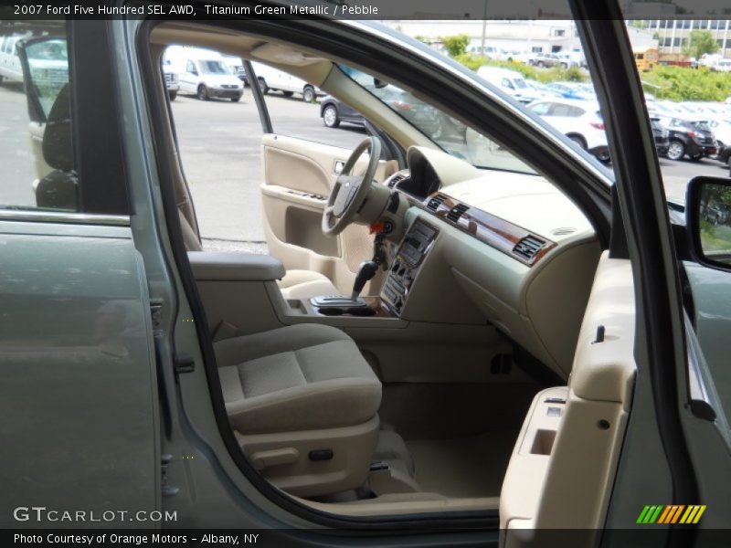Titanium Green Metallic / Pebble 2007 Ford Five Hundred SEL AWD