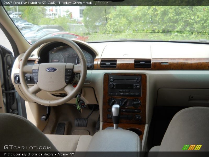 Titanium Green Metallic / Pebble 2007 Ford Five Hundred SEL AWD