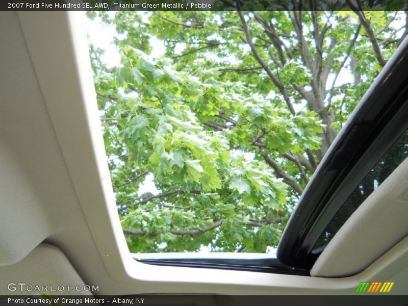 Titanium Green Metallic / Pebble 2007 Ford Five Hundred SEL AWD
