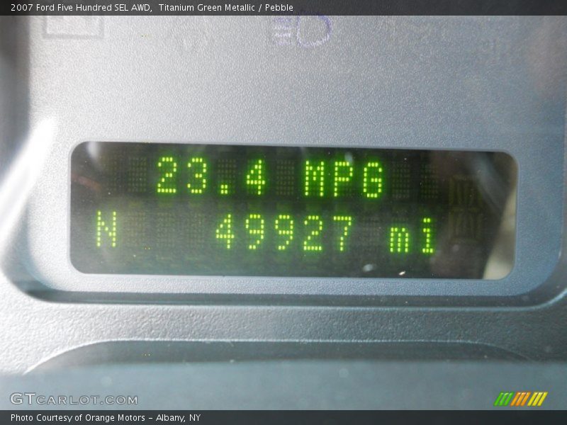 Titanium Green Metallic / Pebble 2007 Ford Five Hundred SEL AWD