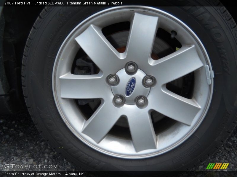 Titanium Green Metallic / Pebble 2007 Ford Five Hundred SEL AWD