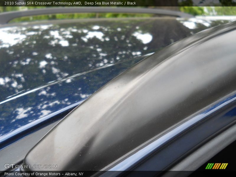 Deep Sea Blue Metallic / Black 2010 Suzuki SX4 Crossover Technology AWD
