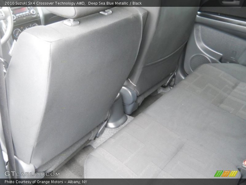 Deep Sea Blue Metallic / Black 2010 Suzuki SX4 Crossover Technology AWD