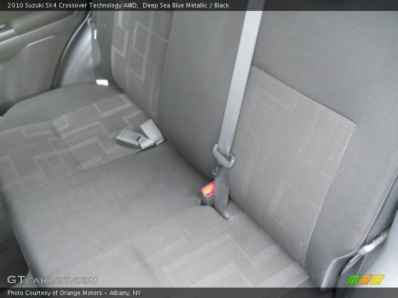 Deep Sea Blue Metallic / Black 2010 Suzuki SX4 Crossover Technology AWD