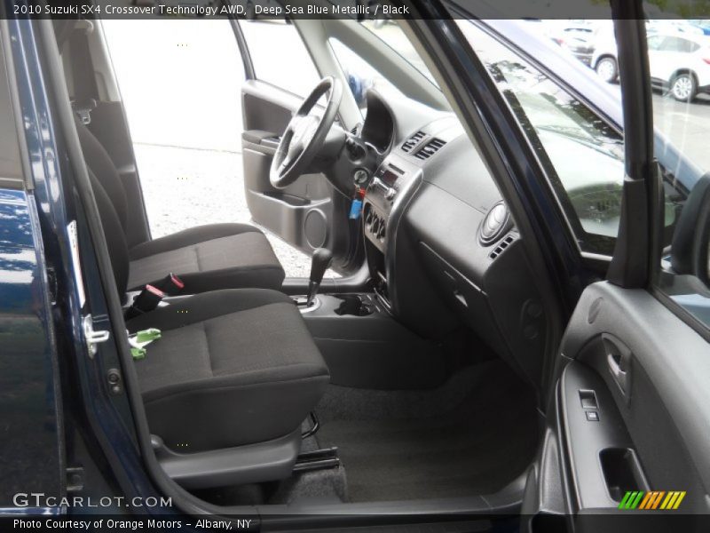 Deep Sea Blue Metallic / Black 2010 Suzuki SX4 Crossover Technology AWD