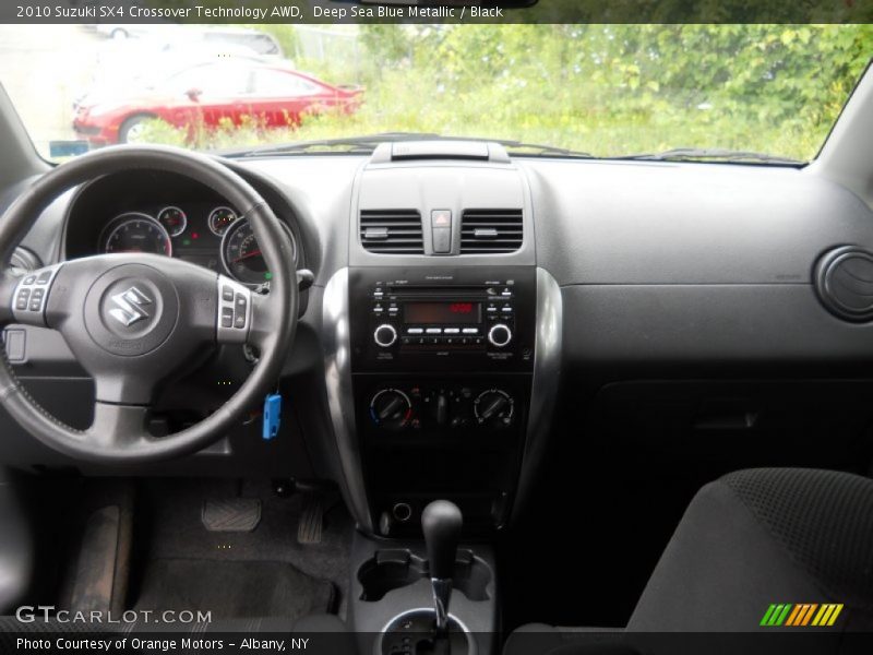 Deep Sea Blue Metallic / Black 2010 Suzuki SX4 Crossover Technology AWD