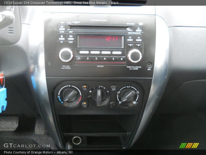 Deep Sea Blue Metallic / Black 2010 Suzuki SX4 Crossover Technology AWD