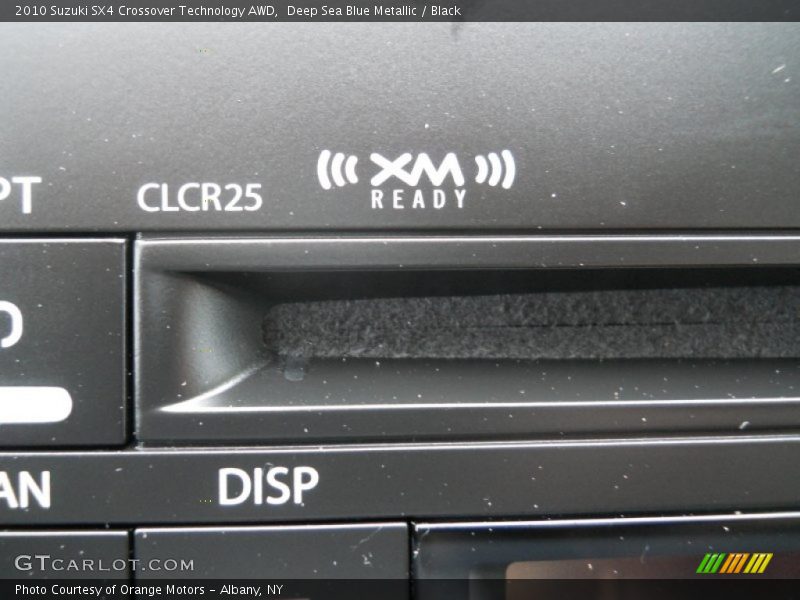Deep Sea Blue Metallic / Black 2010 Suzuki SX4 Crossover Technology AWD