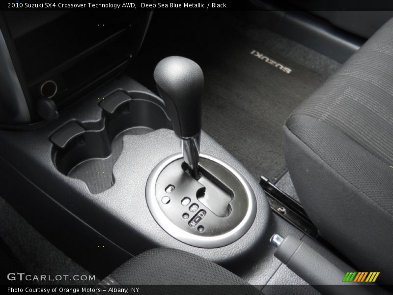 Deep Sea Blue Metallic / Black 2010 Suzuki SX4 Crossover Technology AWD