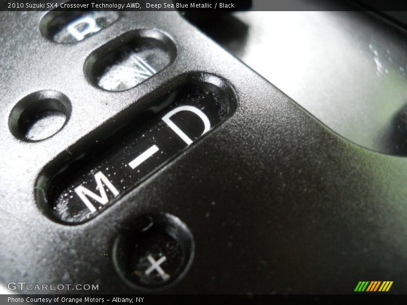 Deep Sea Blue Metallic / Black 2010 Suzuki SX4 Crossover Technology AWD