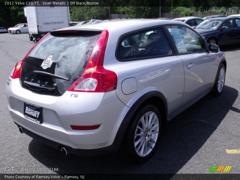 Silver Metallic / Off Black/Blonde 2012 Volvo C30 T5