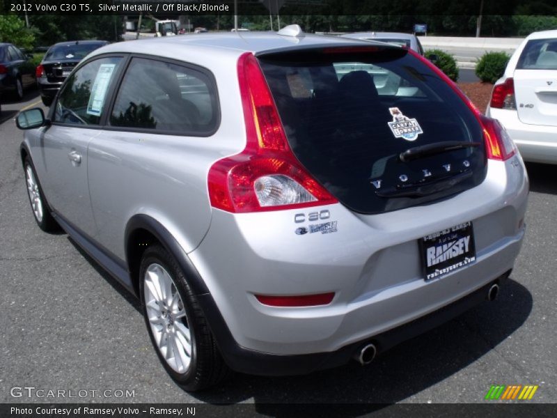 Silver Metallic / Off Black/Blonde 2012 Volvo C30 T5