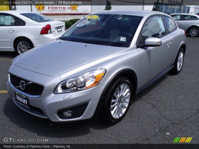 Silver Metallic / Off Black/Blonde 2012 Volvo C30 T5