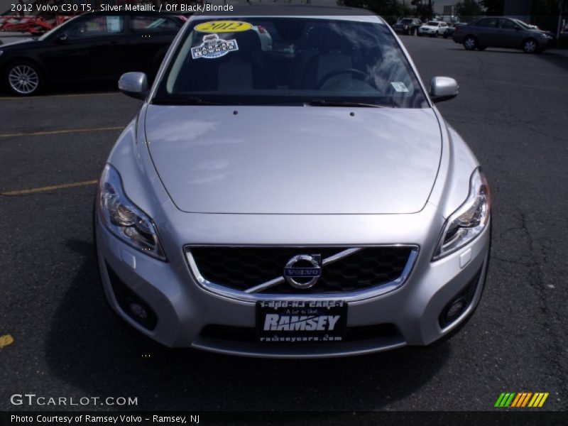 Silver Metallic / Off Black/Blonde 2012 Volvo C30 T5