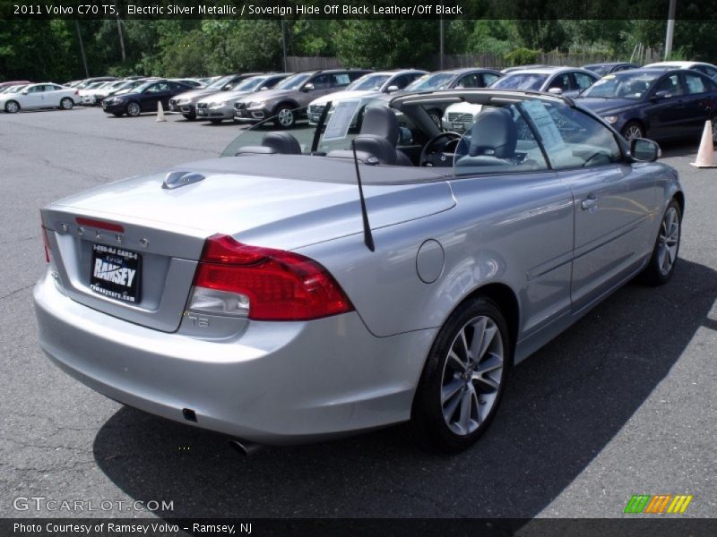 Electric Silver Metallic / Soverign Hide Off Black Leather/Off Black 2011 Volvo C70 T5