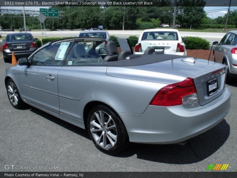 Electric Silver Metallic / Soverign Hide Off Black Leather/Off Black 2011 Volvo C70 T5