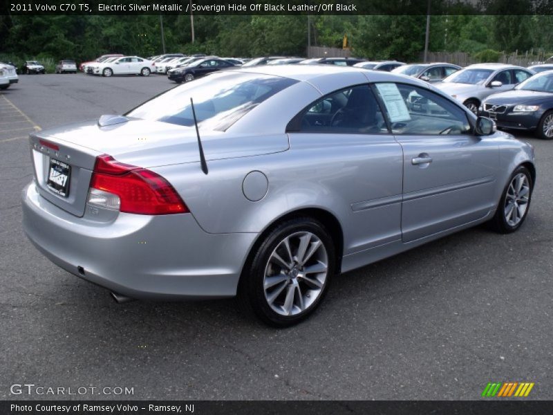 Electric Silver Metallic / Soverign Hide Off Black Leather/Off Black 2011 Volvo C70 T5