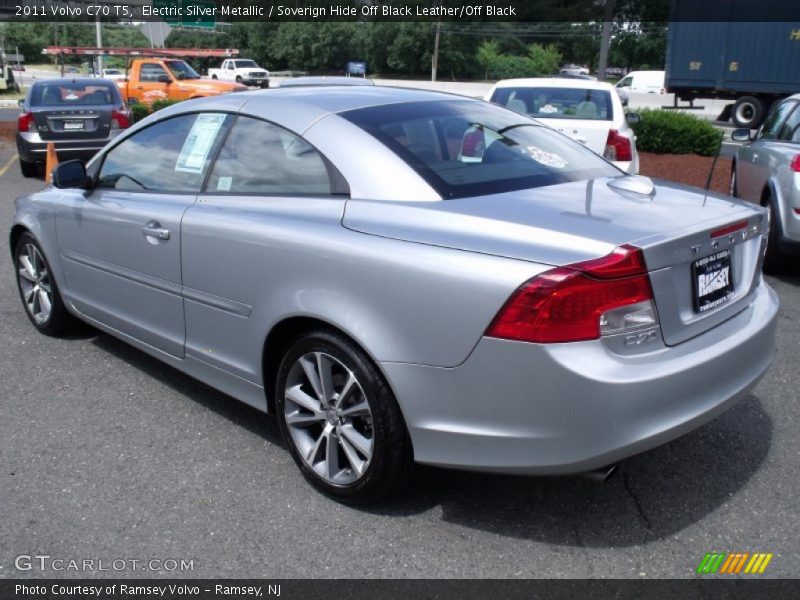 Electric Silver Metallic / Soverign Hide Off Black Leather/Off Black 2011 Volvo C70 T5