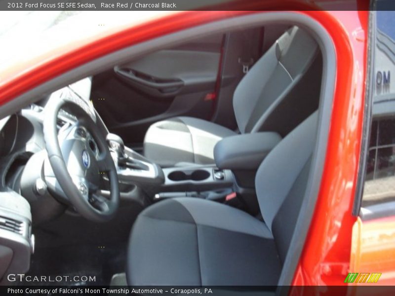 Race Red / Charcoal Black 2012 Ford Focus SE SFE Sedan