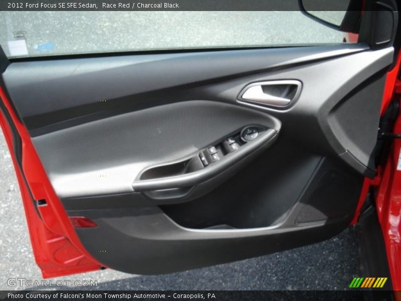 Race Red / Charcoal Black 2012 Ford Focus SE SFE Sedan