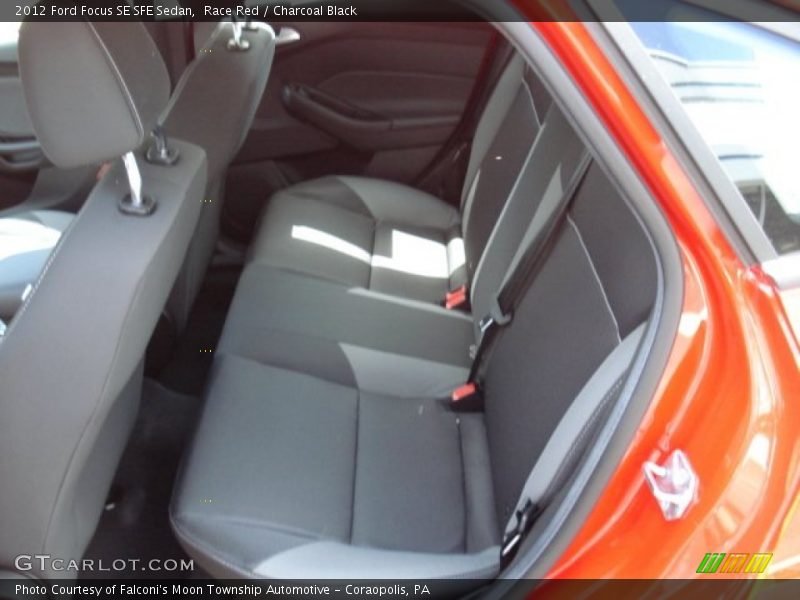 Race Red / Charcoal Black 2012 Ford Focus SE SFE Sedan