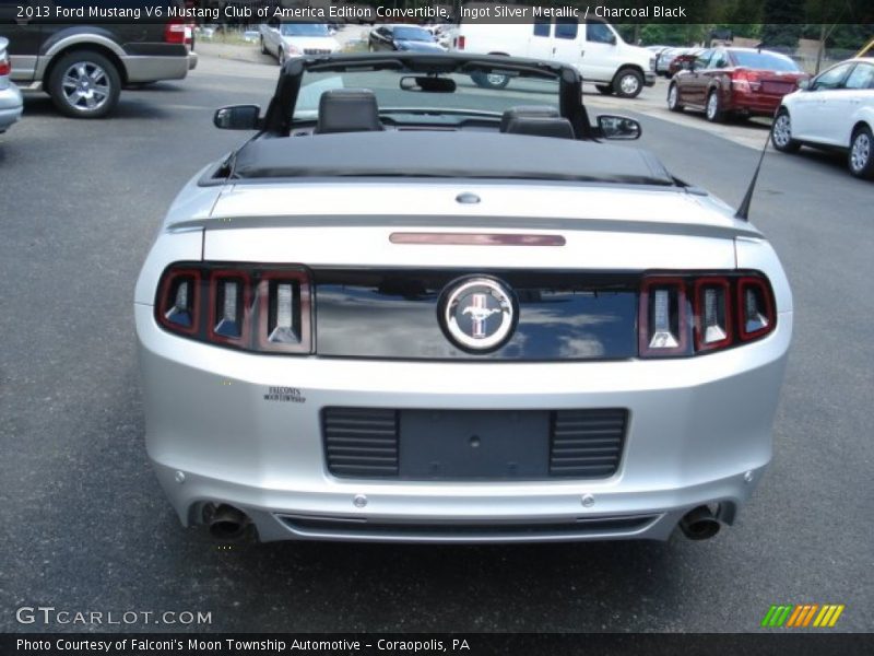 Ingot Silver Metallic / Charcoal Black 2013 Ford Mustang V6 Mustang Club of America Edition Convertible