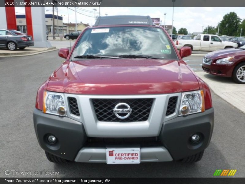 Red Brick Metallic / Gray 2010 Nissan Xterra SE 4x4