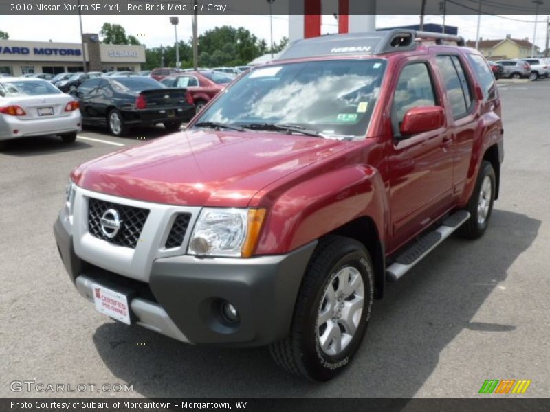 Red Brick Metallic / Gray 2010 Nissan Xterra SE 4x4