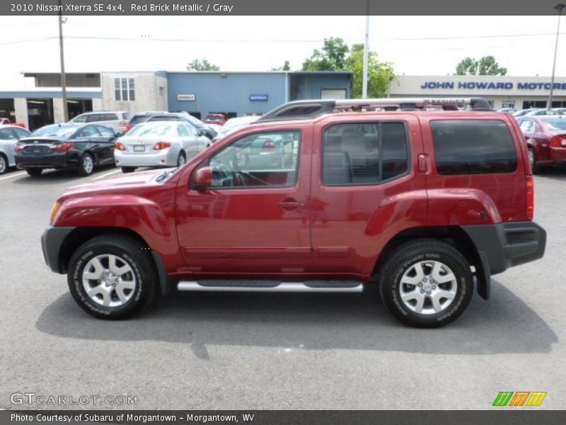 Red Brick Metallic / Gray 2010 Nissan Xterra SE 4x4