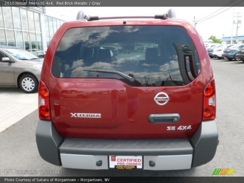 Red Brick Metallic / Gray 2010 Nissan Xterra SE 4x4
