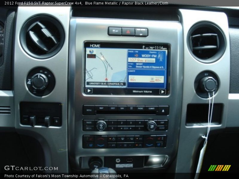 Navigation of 2012 F150 SVT Raptor SuperCrew 4x4