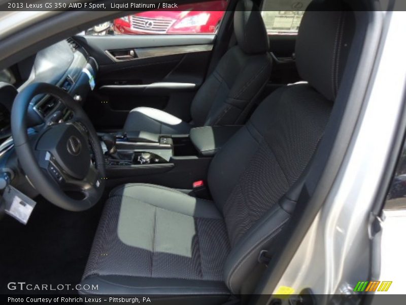 Liquid Platinum / Black 2013 Lexus GS 350 AWD F Sport