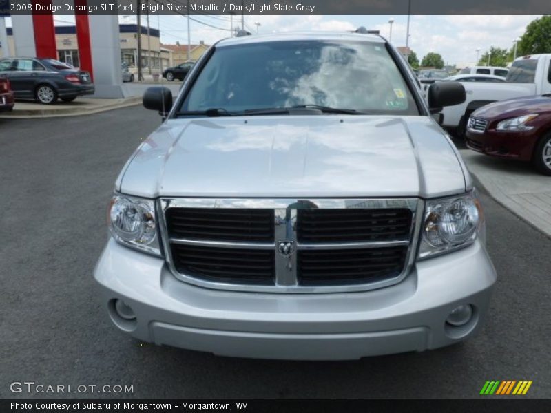 Bright Silver Metallic / Dark/Light Slate Gray 2008 Dodge Durango SLT 4x4