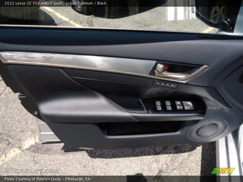 Liquid Platinum / Black 2013 Lexus GS 350 AWD F Sport