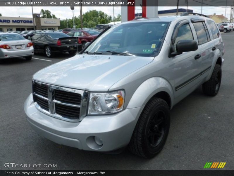 Bright Silver Metallic / Dark/Light Slate Gray 2008 Dodge Durango SLT 4x4